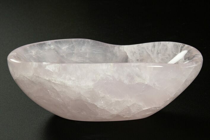 Polished Rose Quartz Dish #338450